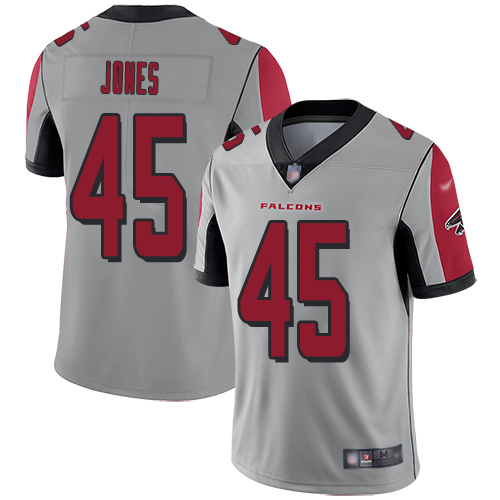 Atlanta Falcons Limited Silver Men Deion Jones Jersey NFL Football #45 Inverted Legend